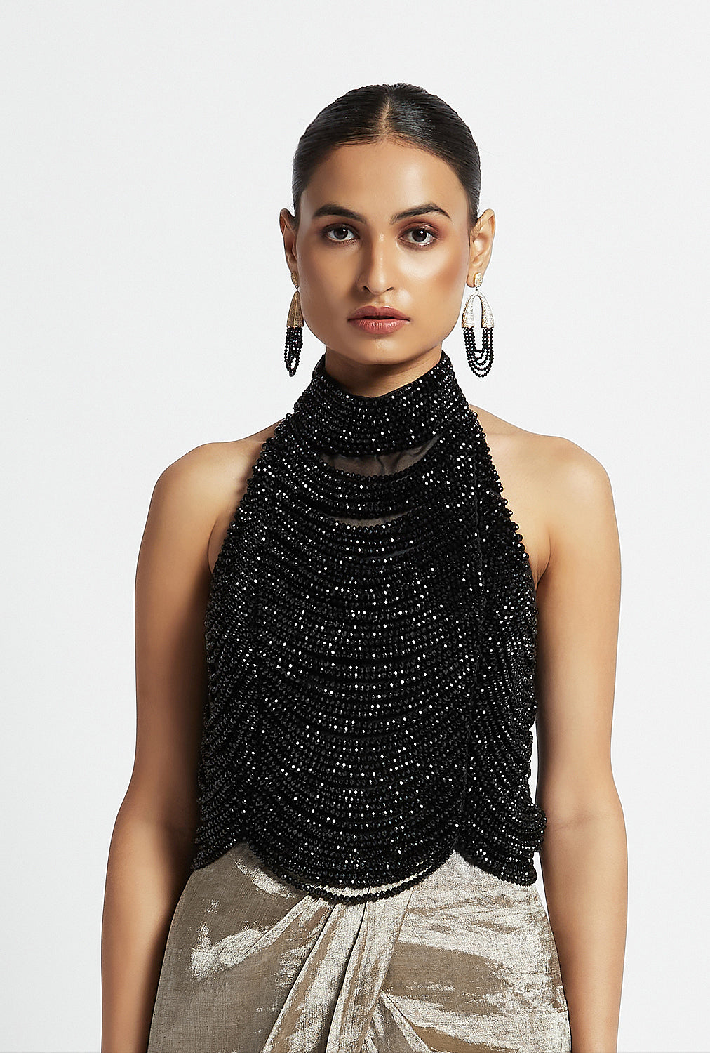 Lucielle Draped Skirt Set