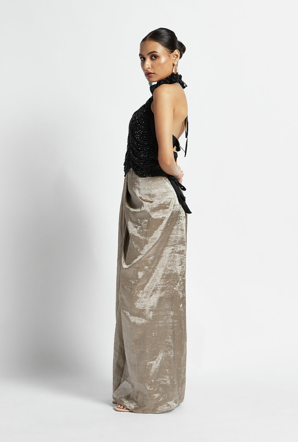 Lucielle Draped Skirt Set