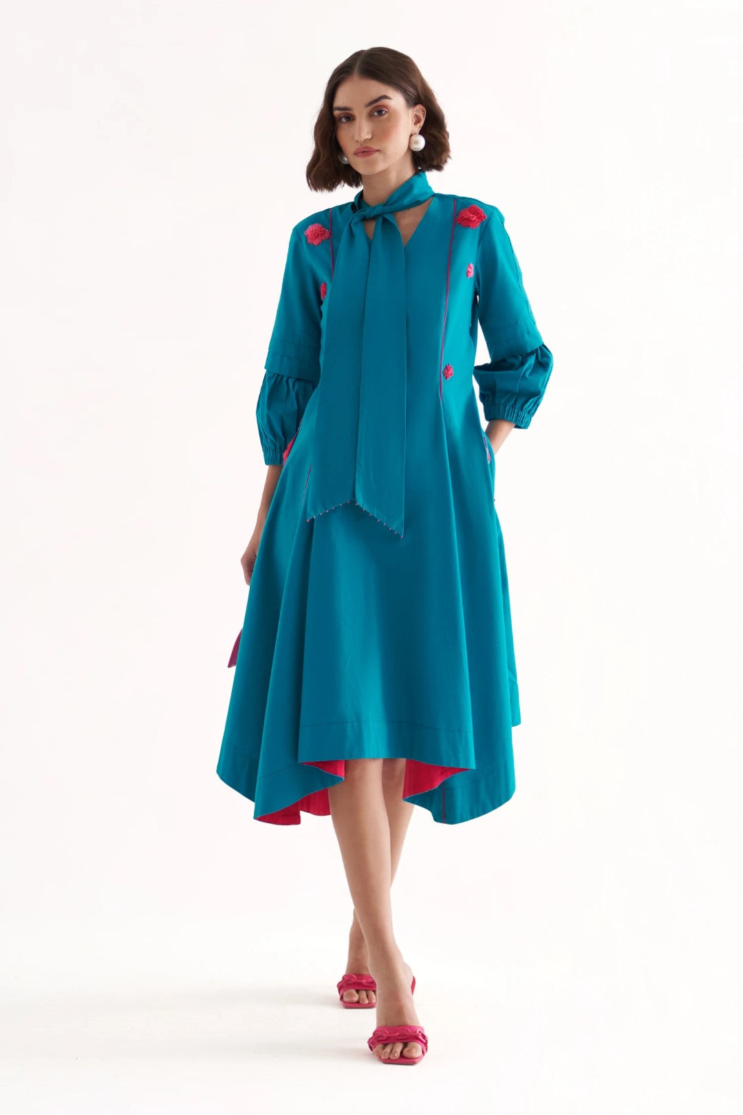 CIRRUS DRESS TURQUOISE