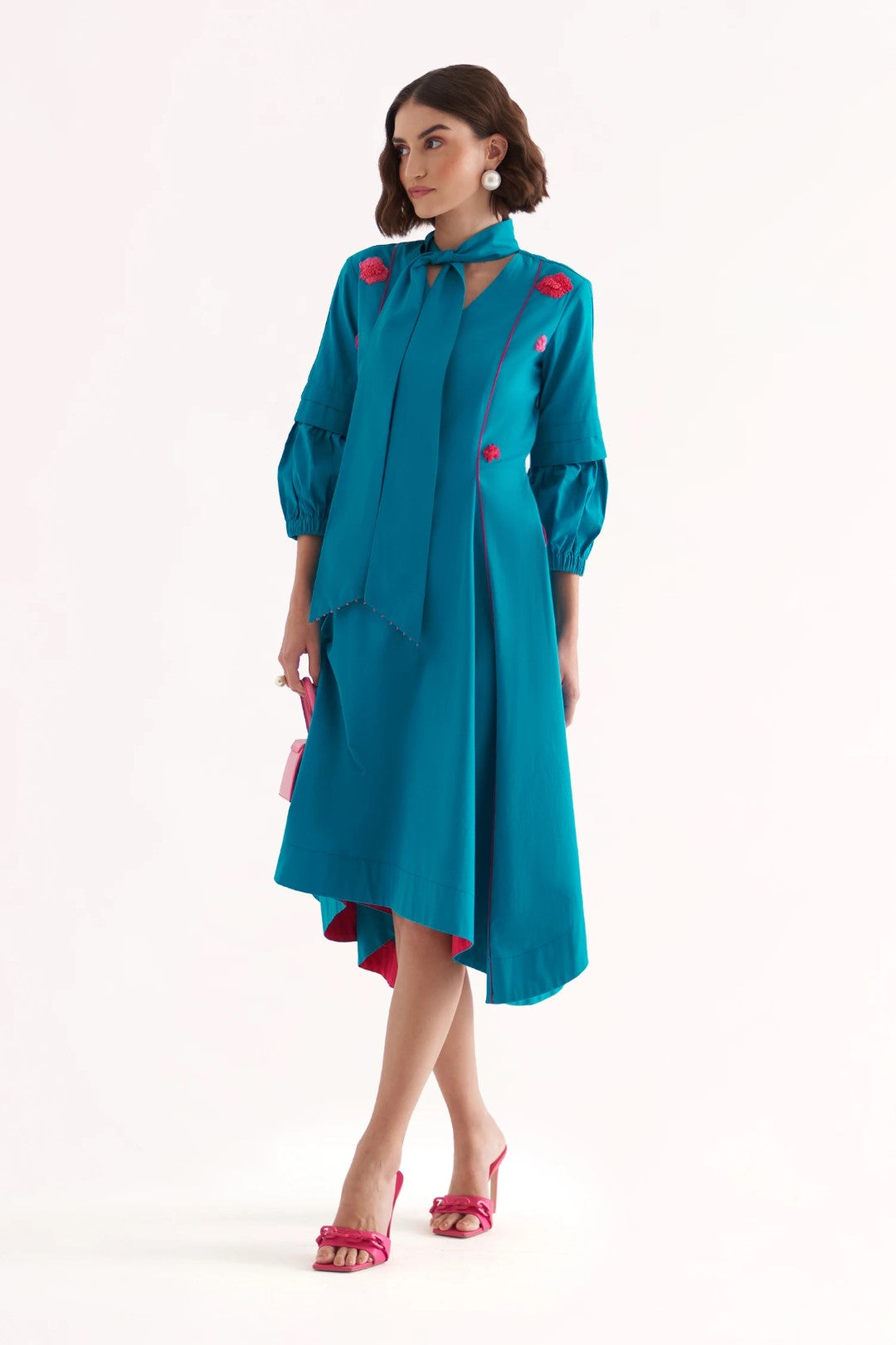 CIRRUS DRESS TURQUOISE