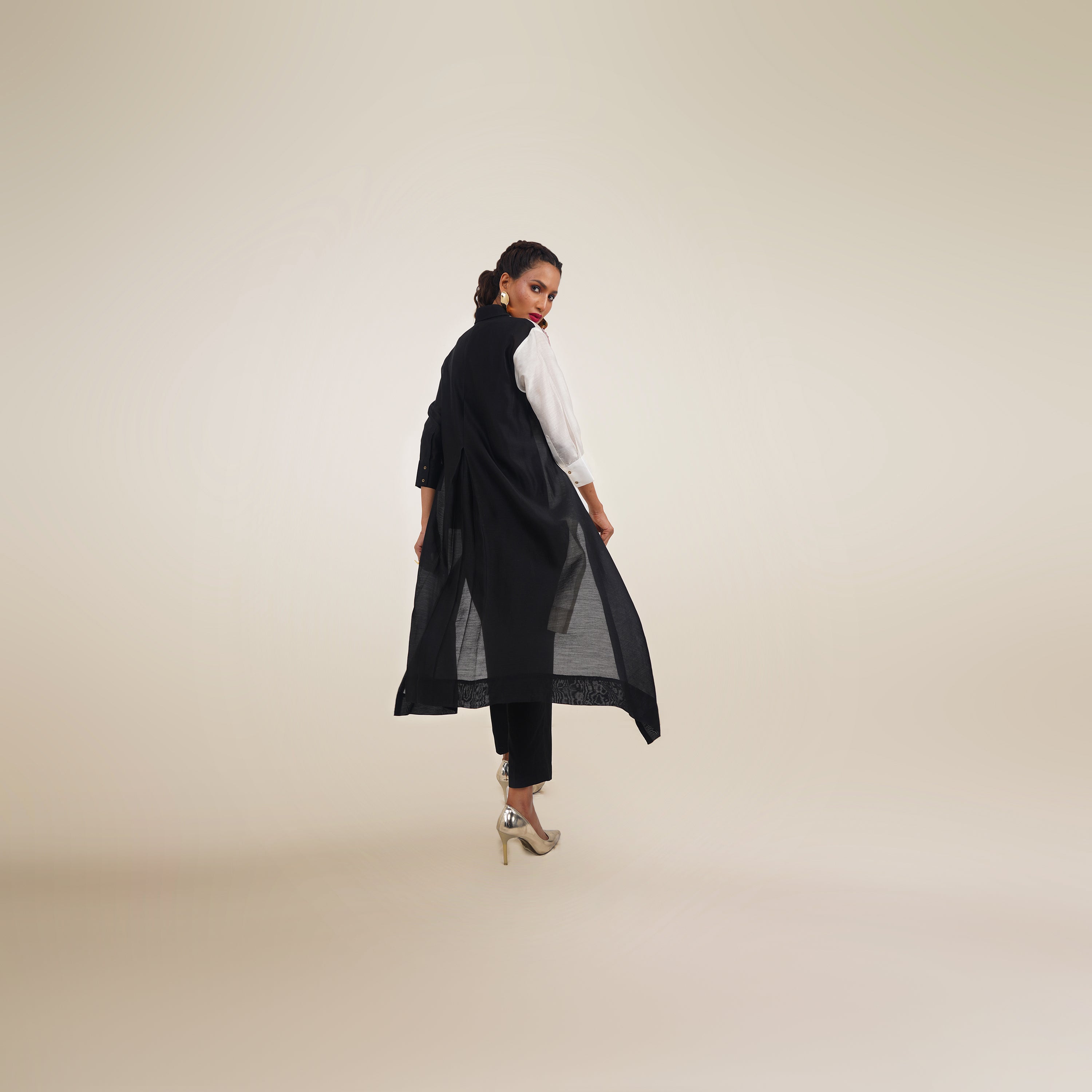 Butterfly EMB Color Blocked Co-ord Set