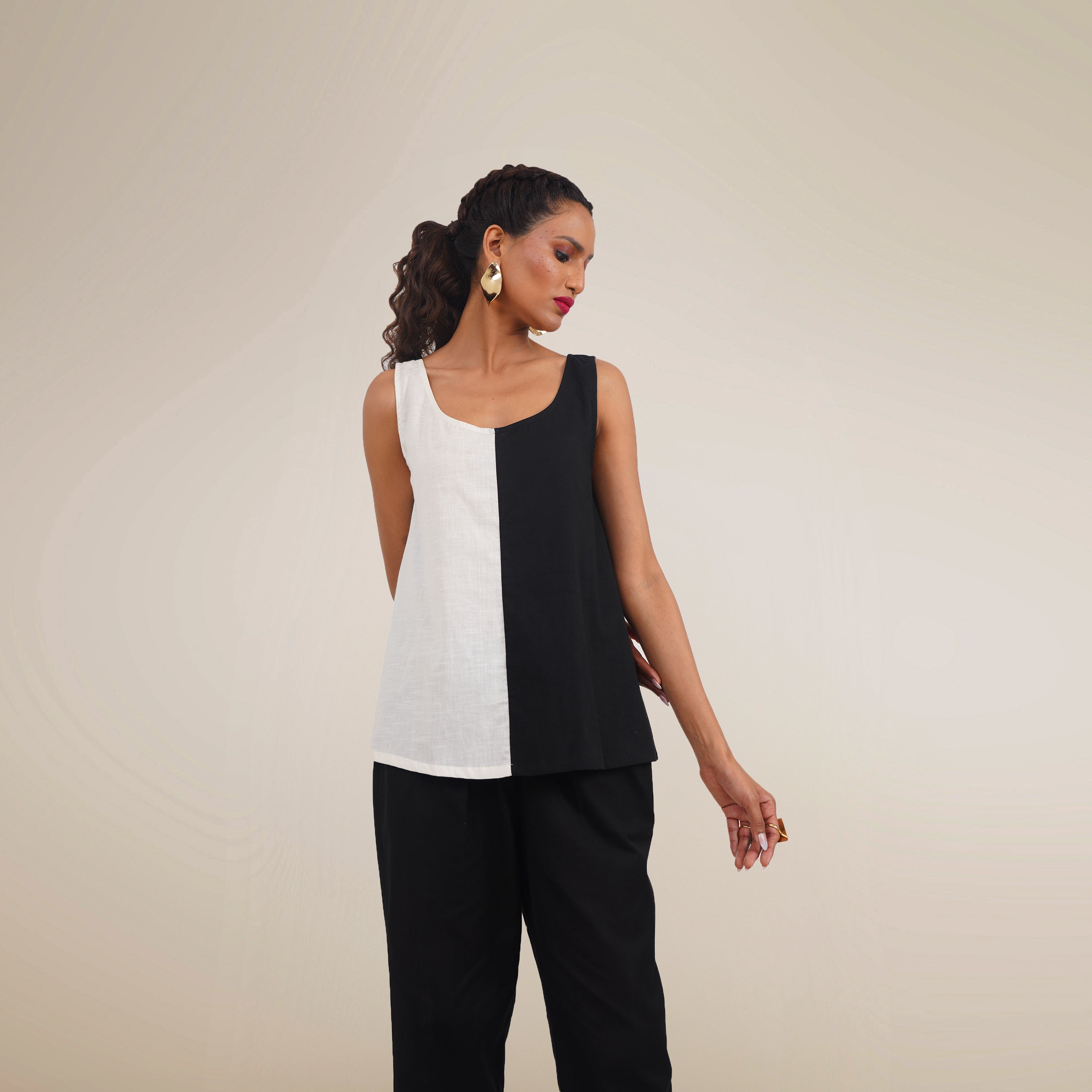 Butterfly EMB Color Blocked Co-ord Set