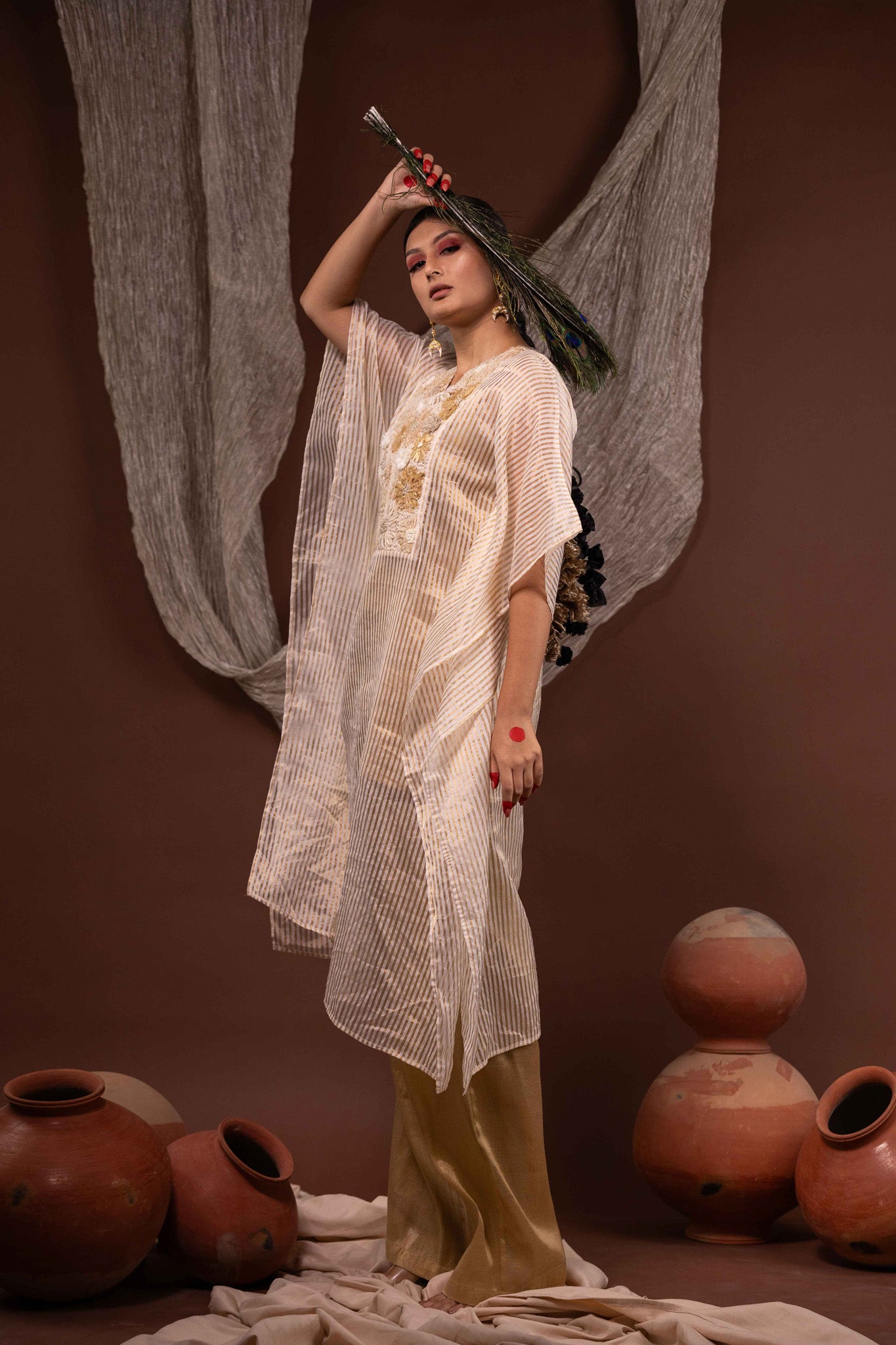 Atreyi 3 Pc Kaftan Set