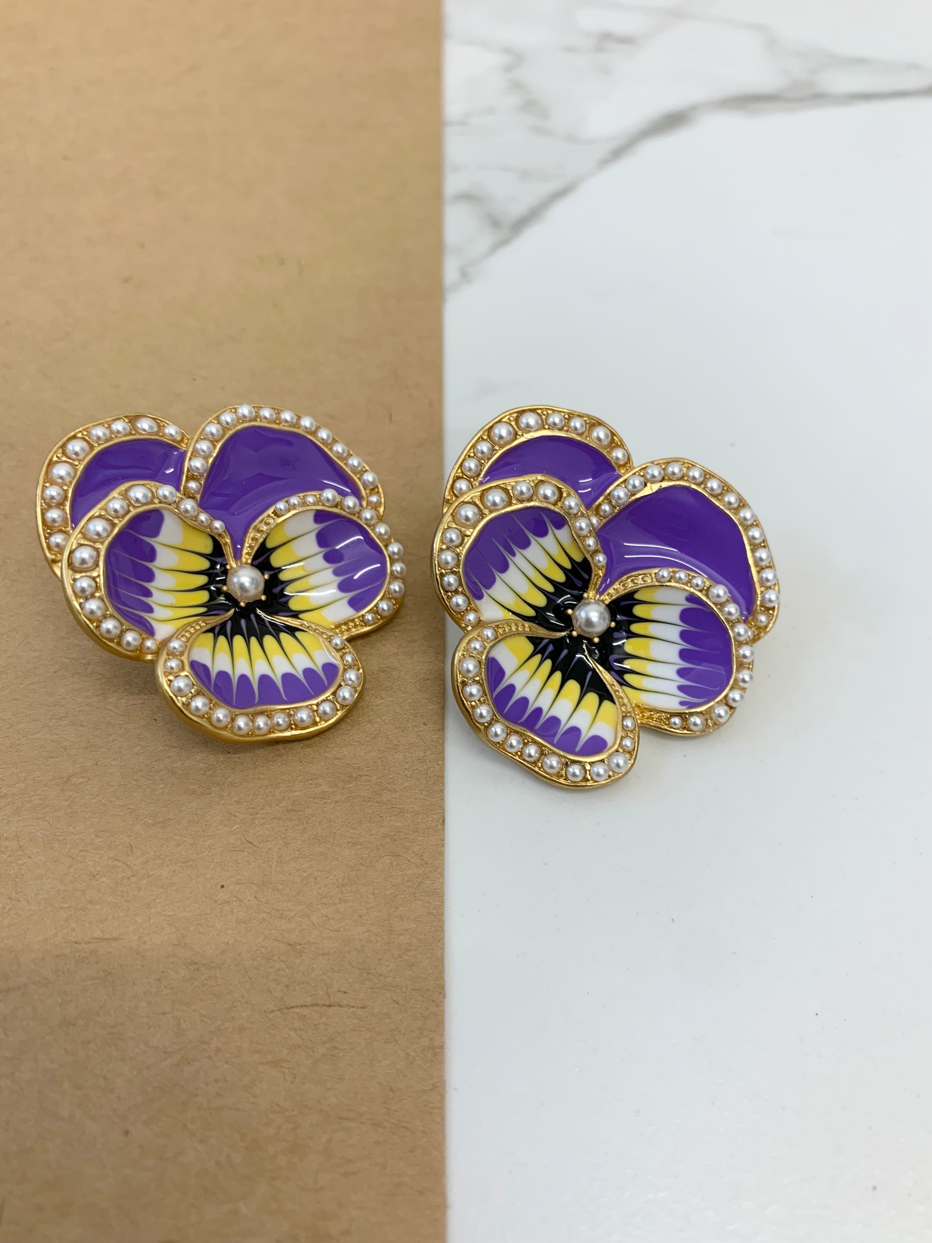 Violet Earrings