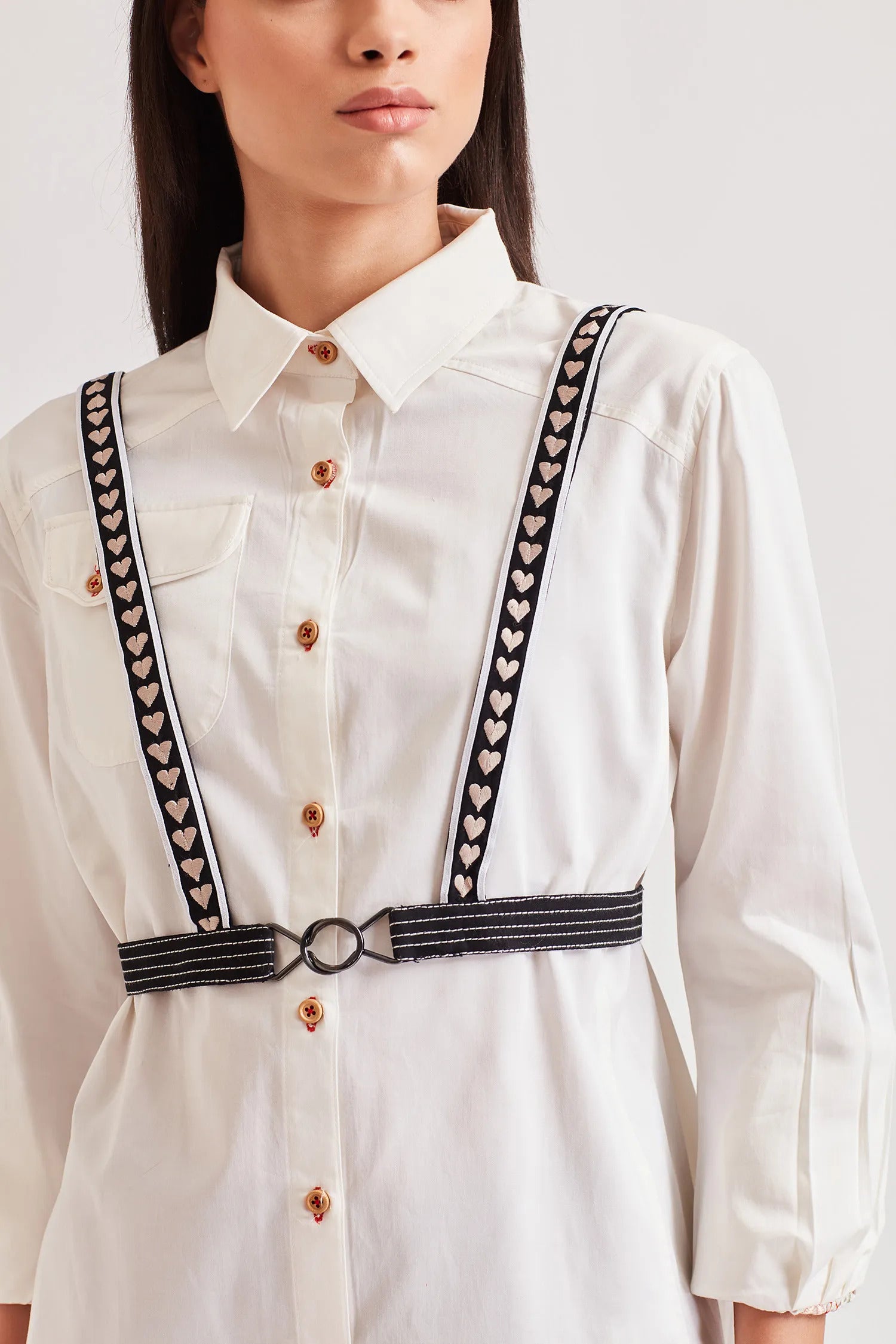 Marlot Shirt With Jacket or Belt