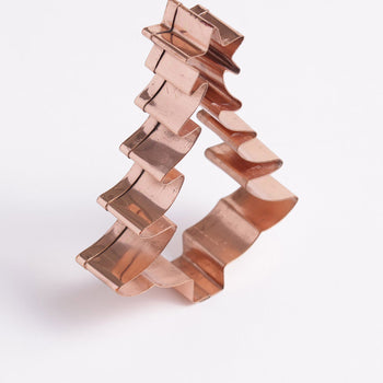 Copper Cookie Cutter Christmas Tree